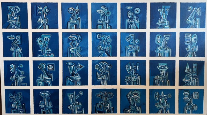 Fases Lunares by artist Miguel Cuachtemoc